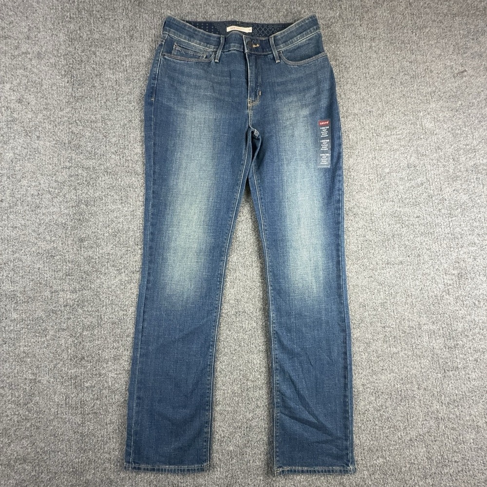 Levi's 525 Perfect Waist Jeans Womens 10 Medium Wash Mid Rise Straight Denim